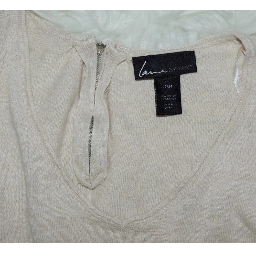 Lane Bryant zip back sweater size 22-24 🌺 - Picture 8 of 9